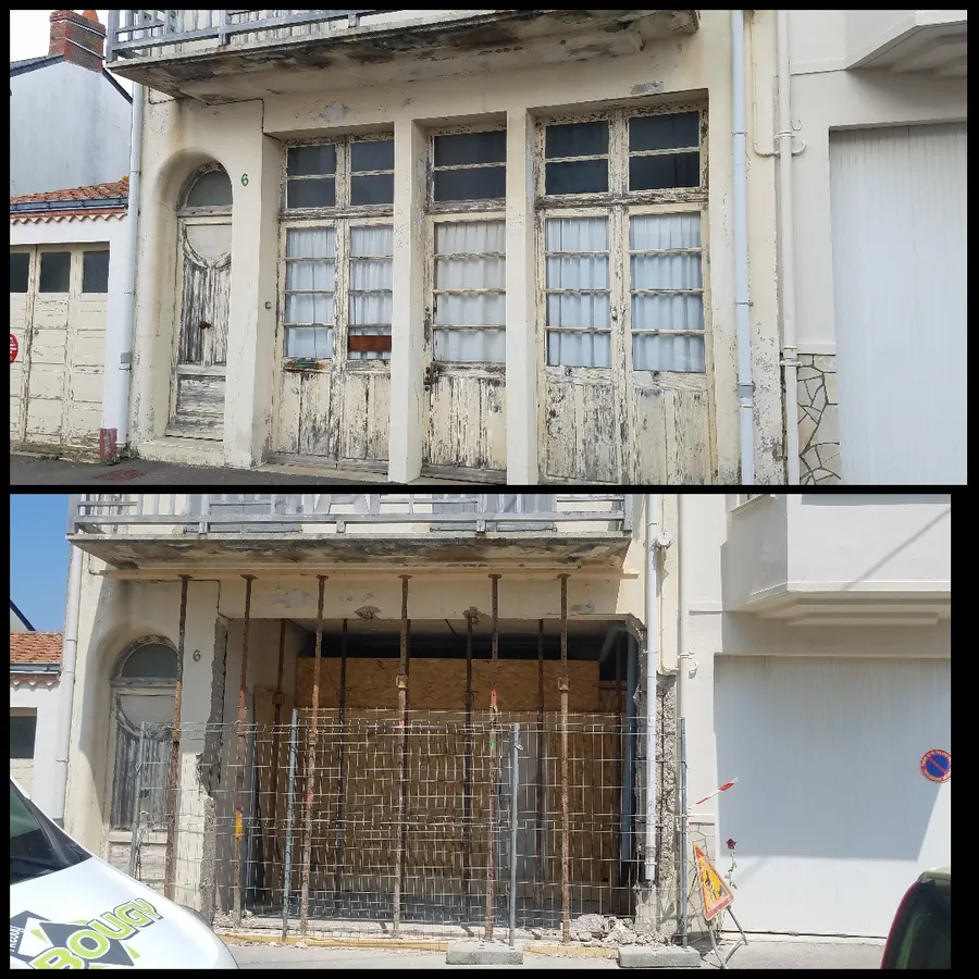 Réalisation de démolition par Joussemet Construction, entreprise de construction aux Sables d'Olonne