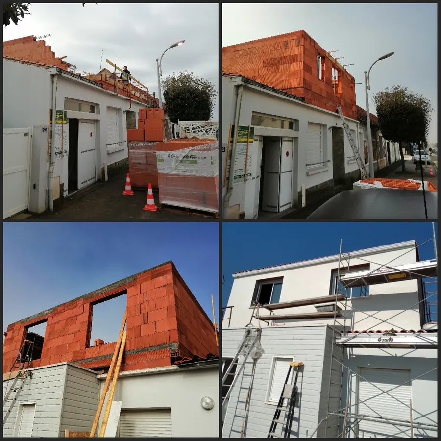 Réalisation de surélévation par Joussemet Construction, entreprise de construction aux Sables d'Olonne